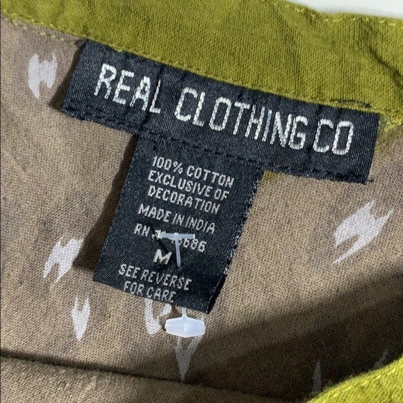 A Line Palm Tree Island Sequence Swing midi skirt women’s 6 brown/green - Picture 8 of 8